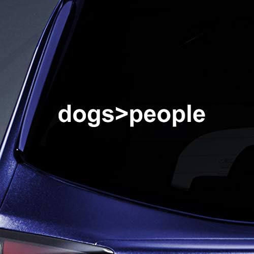 Bargain Max מדבקות כלבים> אנשים מדבקות מדבקות מחשב נייד מכונית 5.5